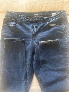 Old Navy Women's Dark Blue Skinny Jeans - Classic Indigo Wash